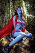 AIBEI New Christmas First Love 158cm Real Doll C Cup Jelly Breasts Lifelike Blue Fantasy Adult Elf Sex Dolls by automaticwoman